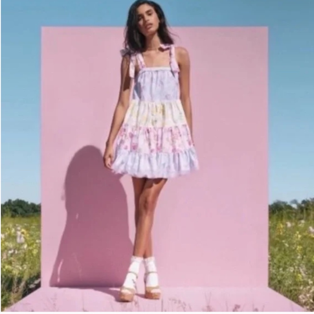 LoveShackFancy x Target Jeanne Floral Mini Dress